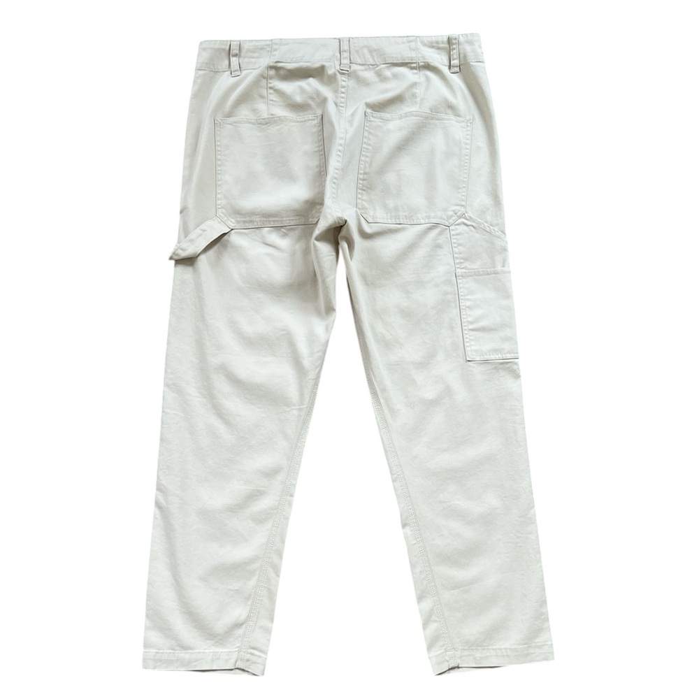 Vince Women's Ivory Cropped Utility Carpenter Pants Size 30 NWOT - Picture 10 of 15
